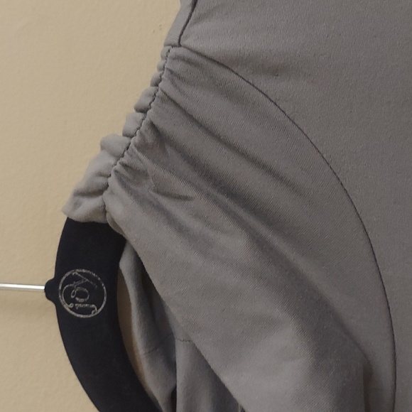 LANE BRYANT Long Sleeve Mock Turtleneck Longline Gray Top - Picture 3 of 12